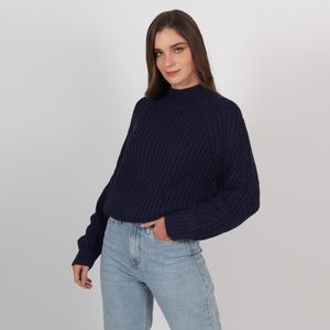 Sweater cuello redondo manga larga