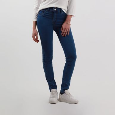 Jean tiro medio bota skinny