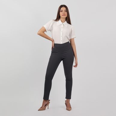 Pantalon tiro alto bota skinny