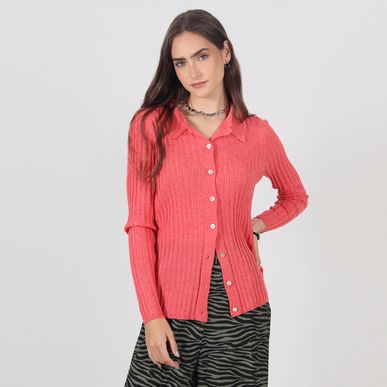Sweater abierto manga larga