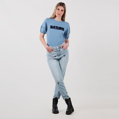 Jean tiro medio bota skinny