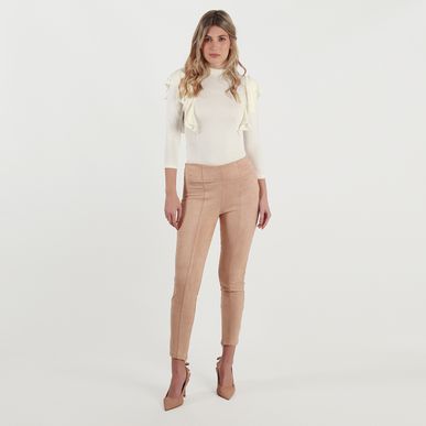 Pantalon tiro alto bota skinny