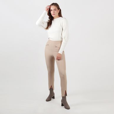 Pantalon tiro alto bota recta