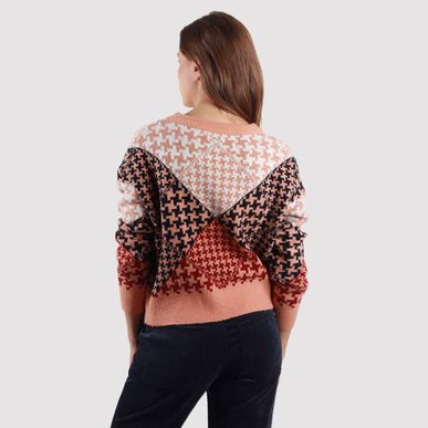 Sweater cuello redondo manga larga
