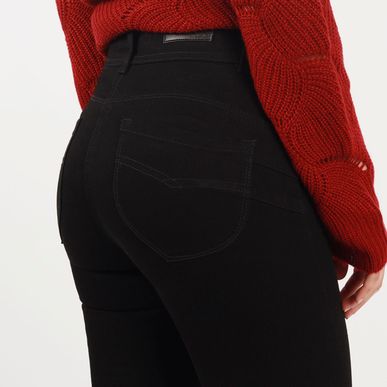 Jean tiro medio bota skinny