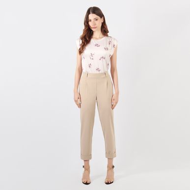 Pantalon Tiro Medio Bota Recta