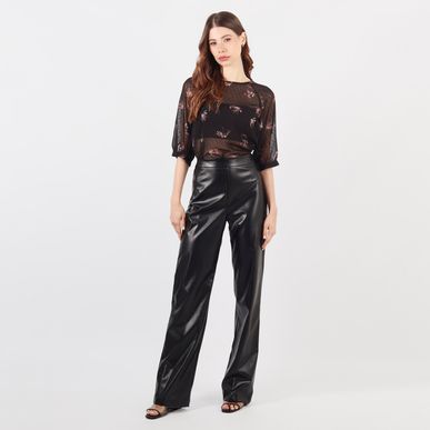 Pantalon Tiro Medio Bota Recta