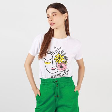 Camiseta Cuello Redondo Manga Corta