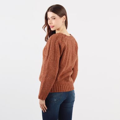 Sweater Cuello Redondo Manga Larga