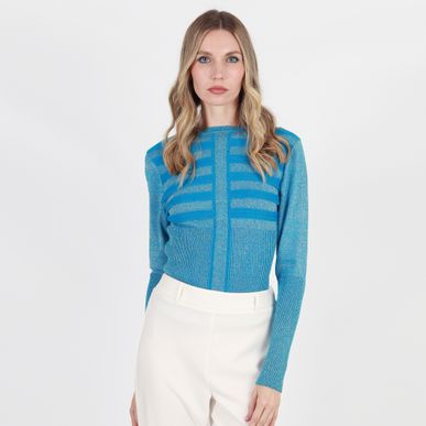 Sweater Cuello Redondo Manga Larga
