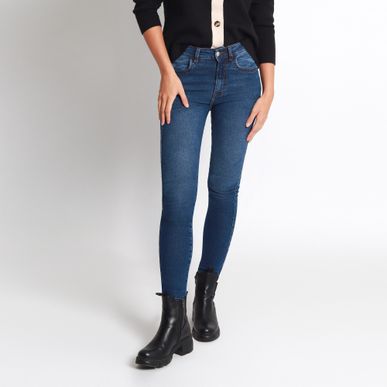 Jean Muse Tiro Medio Bota Skinny