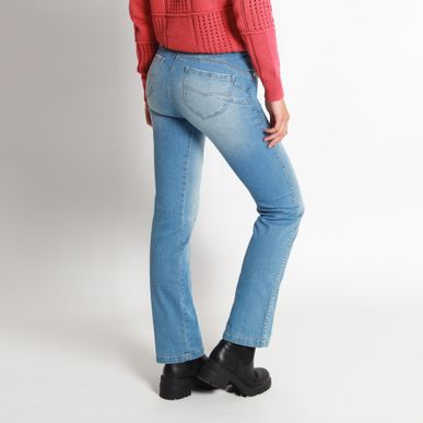 Jean Wonder Tiro Medio Bota Recta