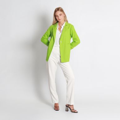 Chaqueta Cuello Solapa Manga Larga