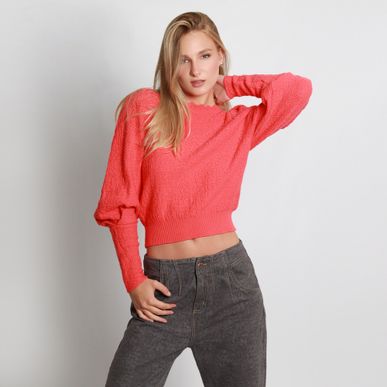 Sweater Cuello Redondo Manga Larga