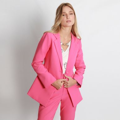 Chaqueta Cuello Solapa Manga Larga