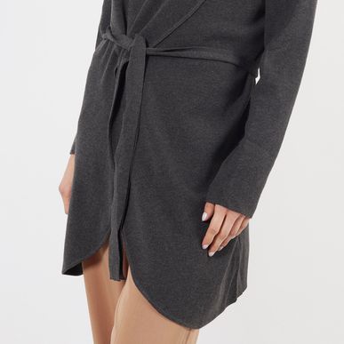 Sweater Abierto Cuello Solapa