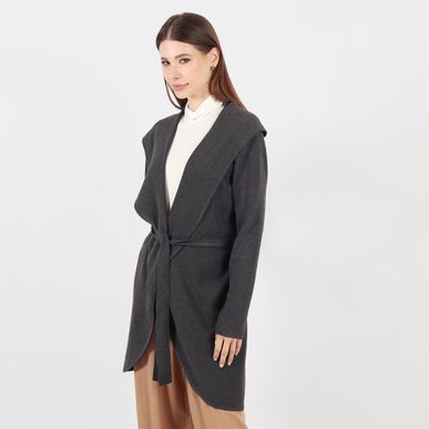 Sweater Abierto Cuello Solapa