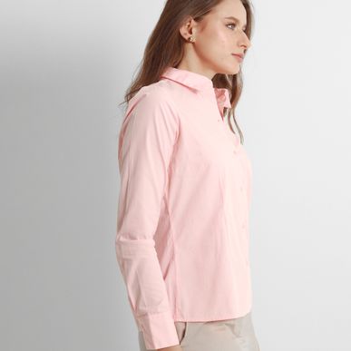 Camisa Cuello Camisero Manga Larga