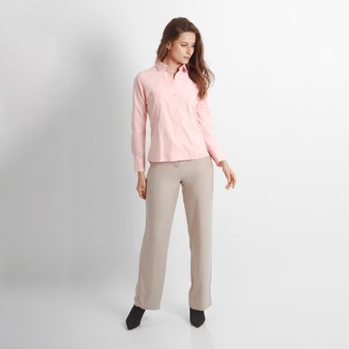 Camisa Cuello Camisero Manga Larga