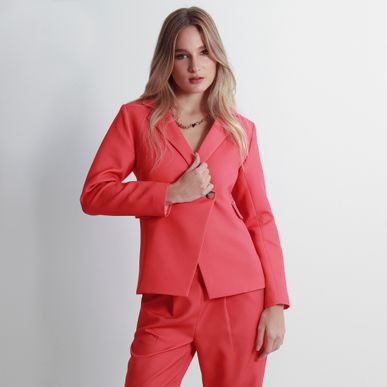 Chaqueta Tipo Blazer Cuello Solapa