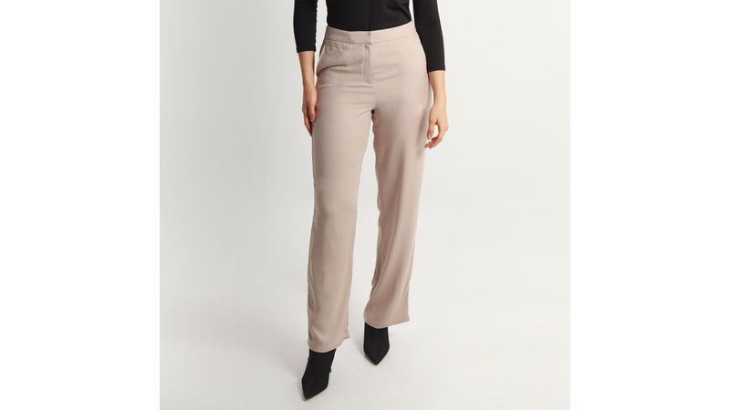 Pantalon para mujer PANTALON BOTA RECTA CON BOLSILLOS DIAGONALES