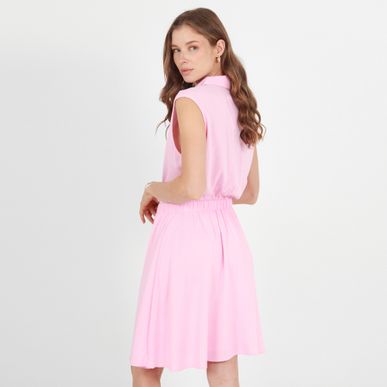Vestido Cuello Camisero Manga Sisa