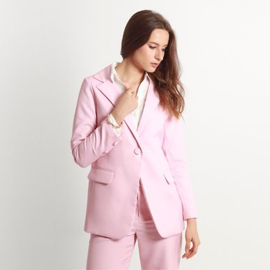 Chaqueta Cuello Solapa Manga Larga