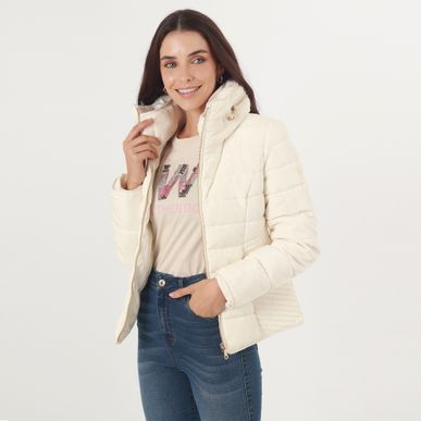 Chaqueta Cuello Alto Manga Larga