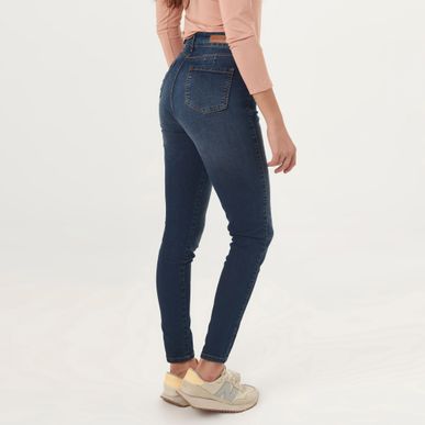 Jean Ilusion Tiro Medio Bota Skinny