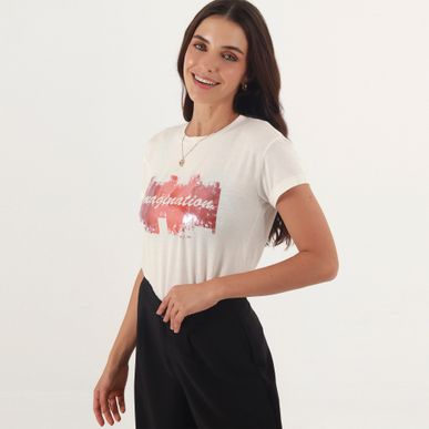 Camiseta Cuello Redondo Manga Corta