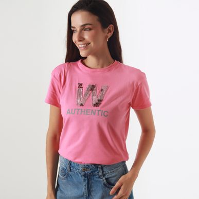 Camiseta Cuello Redondo Manga Corta