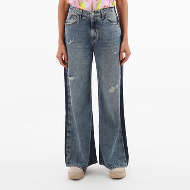 Jean Tiro Alto Bota Flare