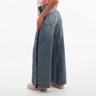 Jean Tiro Alto Bota Flare