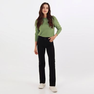 Jean Wonder Tiro Medio Bota Recta
