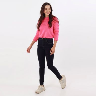 Jean Diva Tiro Medio Bota Skinny