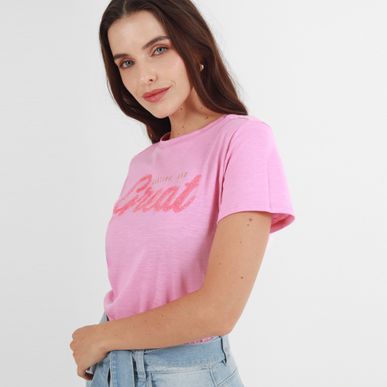 Camiseta Cuello Redondo Manga Corta