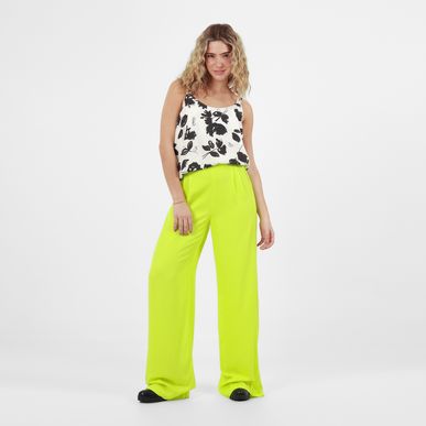 Pantalon Tiro Alto Bota Flare