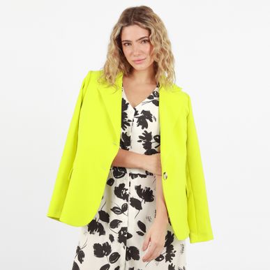 Chaqueta Tipo Blazer Cuello Solapa