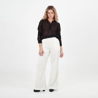 Blusa Cuello V Manga Larga