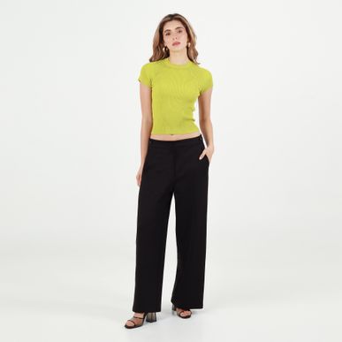 Pantalon Tiro Alto Bota Recta