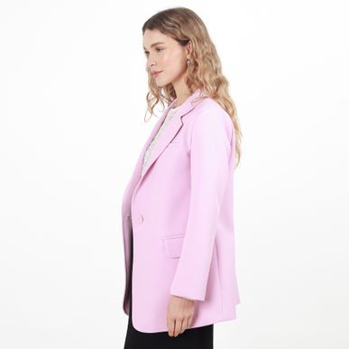 Chaqueta Cuello Solapa Manga Larga