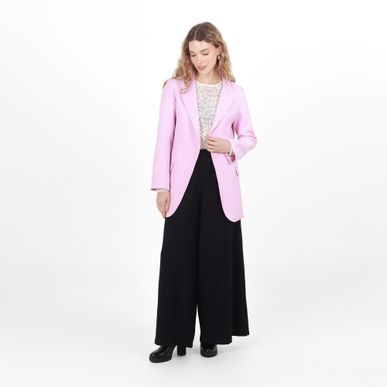 Chaqueta Cuello Solapa Manga Larga