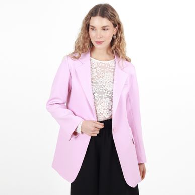 Chaqueta Cuello Solapa Manga Larga