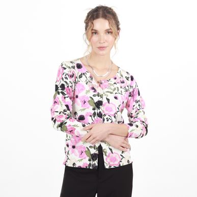 Sweater Abierto Manga Larga