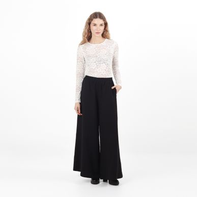 Pantalon Tipo Alto Bota Palazzo