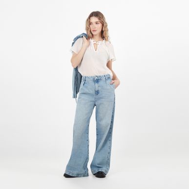 Jean Tiro Alto Bota Flare