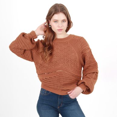 Sweater Cuello Redondo Manga Larga
