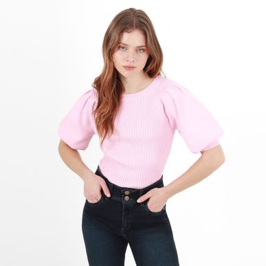 Sweater Cuello Redondo Manga Larga