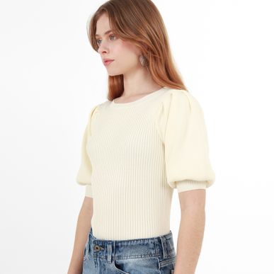 Sweater Cuello Redondo Manga Larga