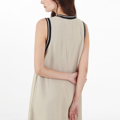 Vestido Largo Con Abertura